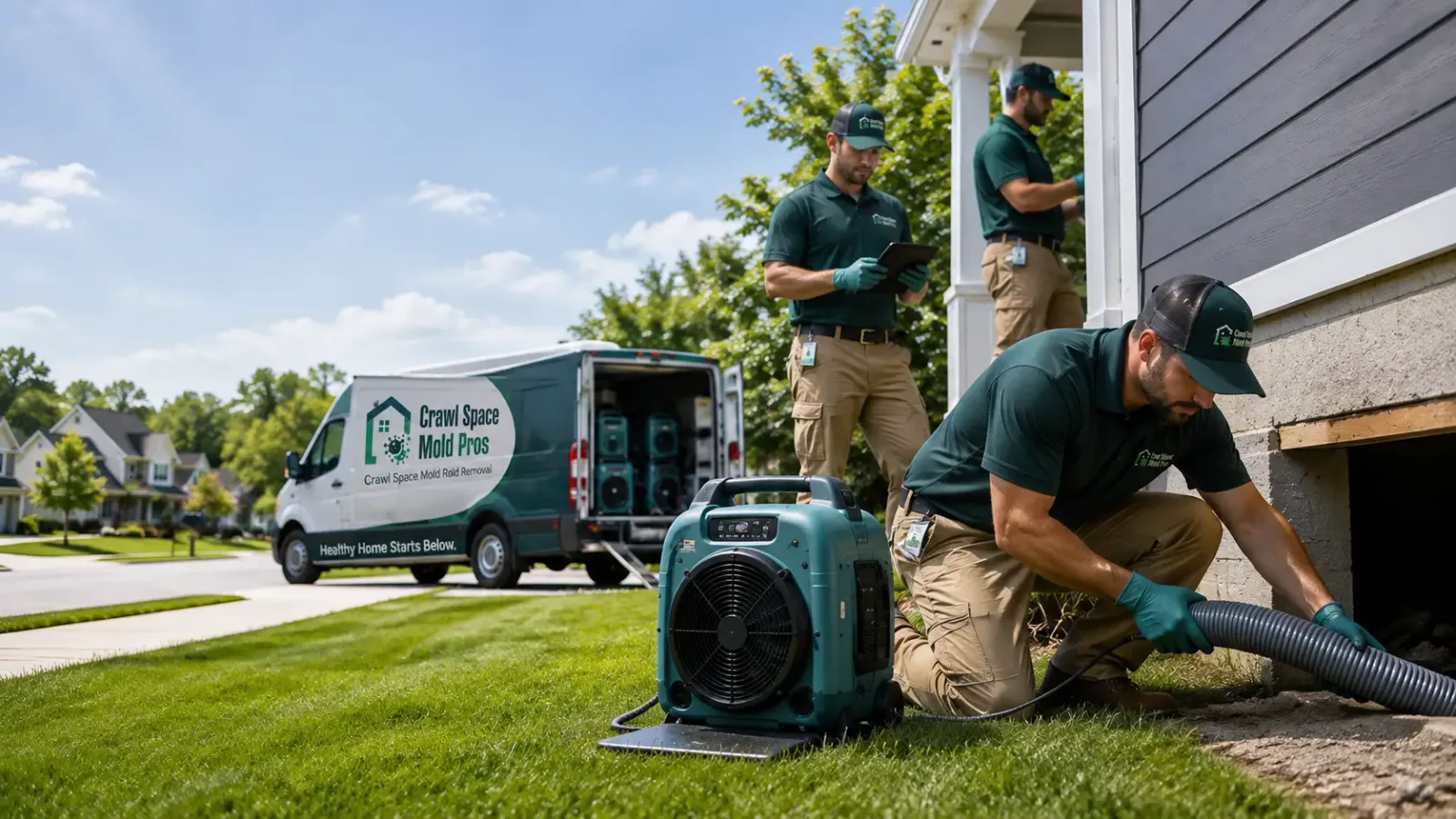 Crawl Space Mold Removal in Montvale, NJ